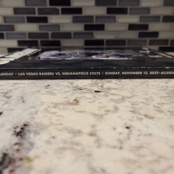 Las Vegas Raiders GameDay Program vs. Colts November 13th, 2022 - Picture 3 of 3